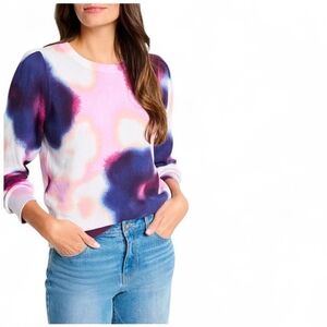 NWT NIC + ZOE Blossom Blur Sweater - Large